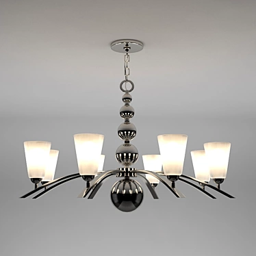 Elegant Hinkley Zelda Chandelier 3D model image 1 