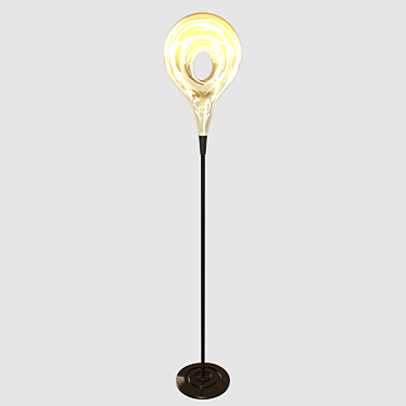 Adjustable Modern Floor Lamp 3D model image 1 