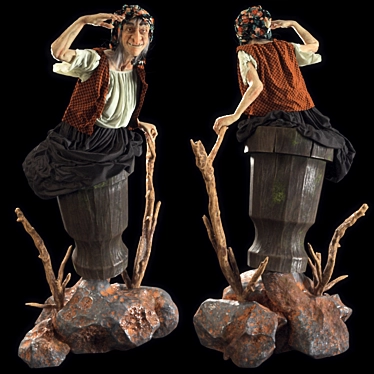 Title: Enchanting Baba Yaga Model 3D model image 1 