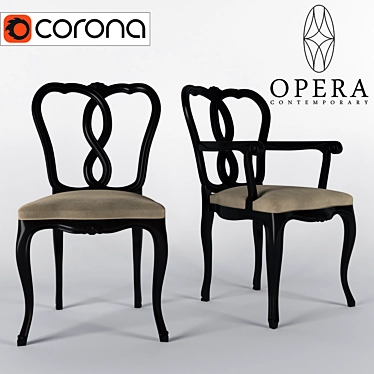 Opera Contemporary: Elegant Italian Luxury 3D model image 1 