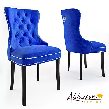 Elegant Versailles Dining Chair 3D model image 1 