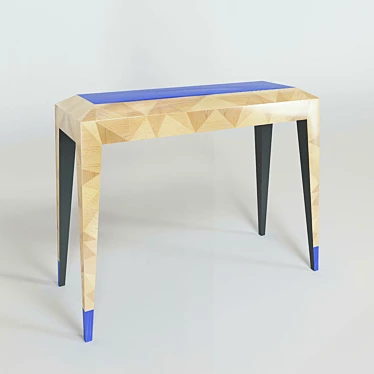 Modern Triangular Console Table 3D model image 1 