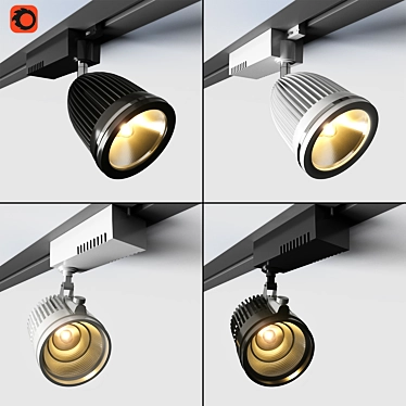 Neolight Track Light Kit - Illuminate with Style! 3D model image 1 