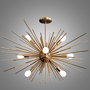 Elegant Century Ceiling Lights 3D model image 1 