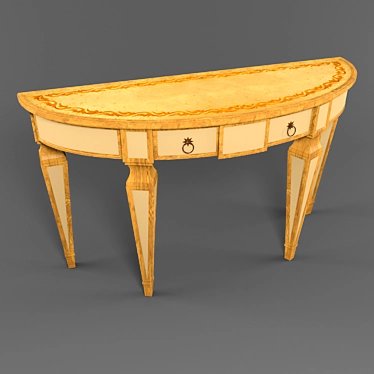 Sleek Modern Table 3D model image 1 