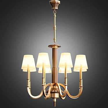 Carmen Crystal Chandelier 3D model image 1 