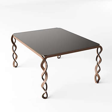 Modern Minimalist Coffee Table 3D model image 1 