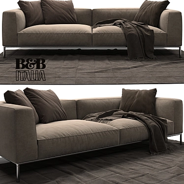 Frank Sofa: Modern Elegance in B&B Italia 3D model image 1 