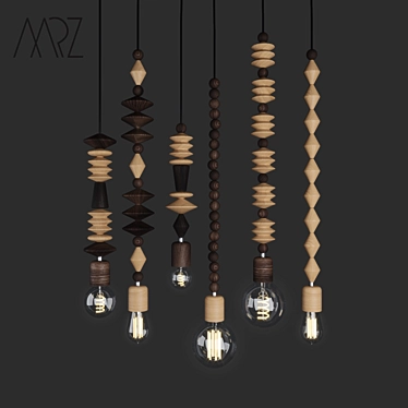 Marz Dezigns Pendant Lamp Set 3D model image 1 