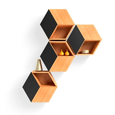 Floating Wall Shelf 3D model image 1 