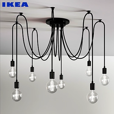 Ikea Spider Lamp 3D model image 1 