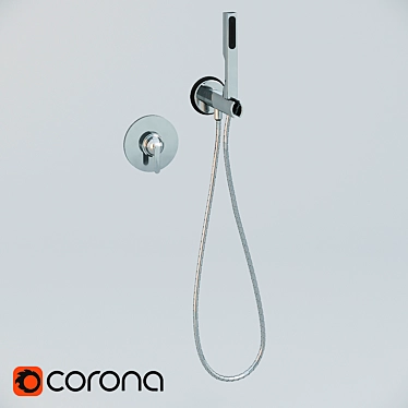 Wall mounted shower mixer