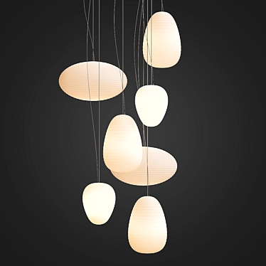 Title: Ethereal Glow Pendant Lamp 3D model image 1 