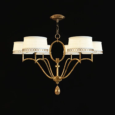 Stunning Allegretto Table Lamp 3D model image 1 