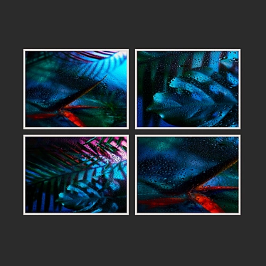 Tropical Rainforest: Set of 15 Paintings 3D model image 1 