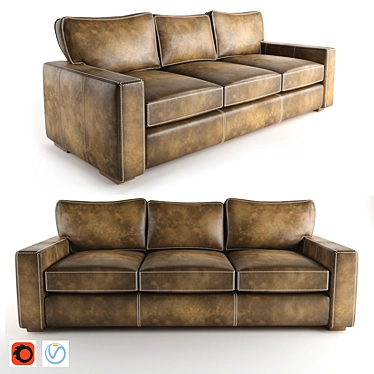 Carlsbad Modern Sofa | Stylish and Comfortable 3D model image 1 