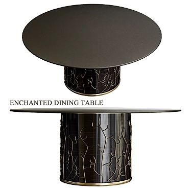 Enchanted Feast: Magical Dining Table 3D model image 1 