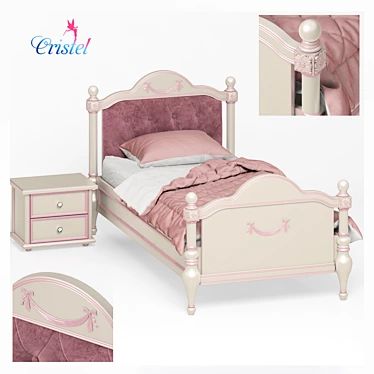 Cristel R-02 Children's Bed Set 3D model image 1 