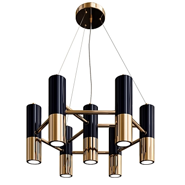 Ultra Suspended Elegance Chandelier 3D model image 1 