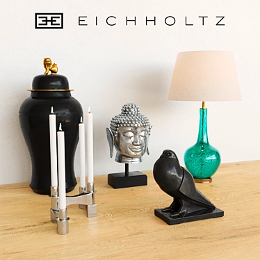 Elegant Eichholtz Decor Set 3D model image 1 
