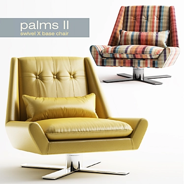  Palms II - Stylish Swivel Chair 3D model image 1 