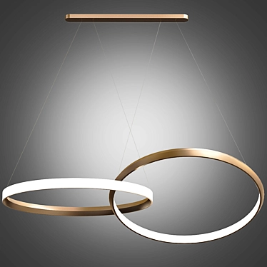 Mystic Solar Eclipse Pendant 3D model image 1 