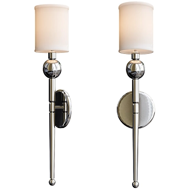 Elegant Glow: Rockland Sconce 3D model image 1 