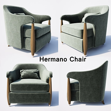 Elegant Comfort: Hermano Chair 3D model image 1 