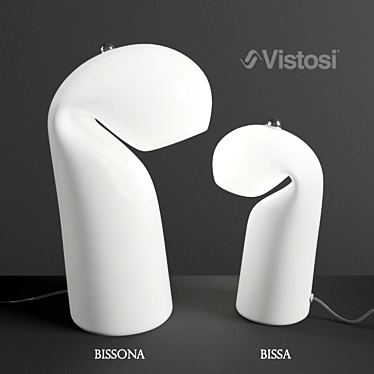 Contemporary Glass Lighting - Vistosi Bissa 3D model image 1 