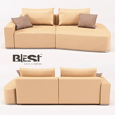 Versatile BL_101 Modular Sofa 3D model image 1 