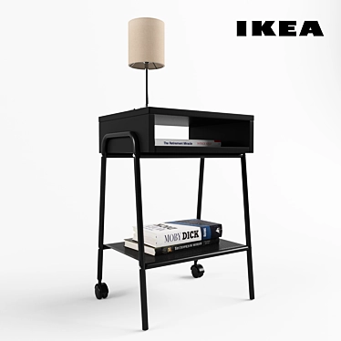 Sleek Set with Setskog Curbstone & Ingared Lamp 3D model image 1 