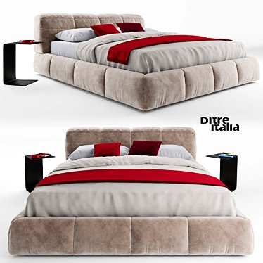 Luxurious Dunn Bed Set 3D model image 1 