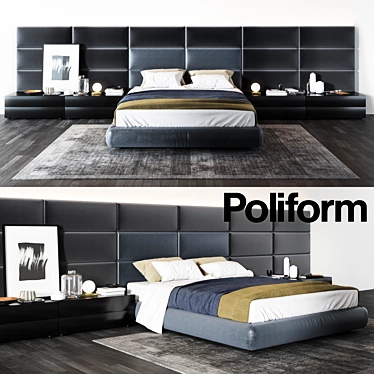 Elegant Dream Set by Poliform 3D model image 1 