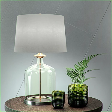 Modern Minimalist Table Lamp 3D model image 1 
