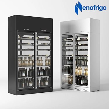 Wine Cooler Enofrigio 2P 1p wall h260 P60 3D model image 1 