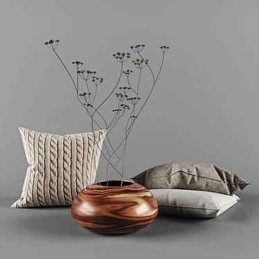 Minimalist Decor Set 3D model image 1 