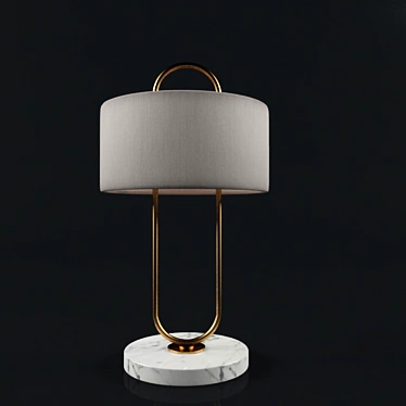 Sleek and Stylish Table Lamp 3D model image 1 