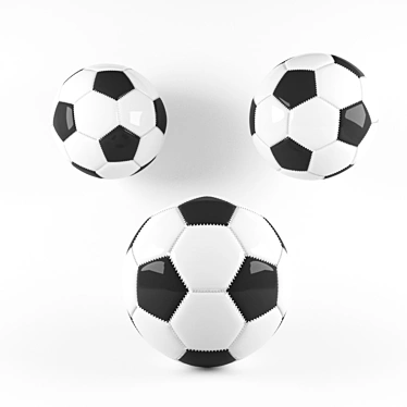 ProStar Soccer Ball: Ultimate Realism 3D model image 1 