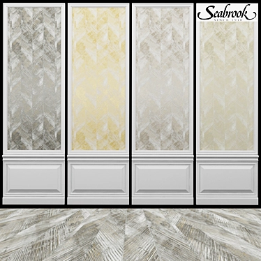 Seabrook Avant Garde-4: Stylish USA-made Wallpaper 3D model image 1 