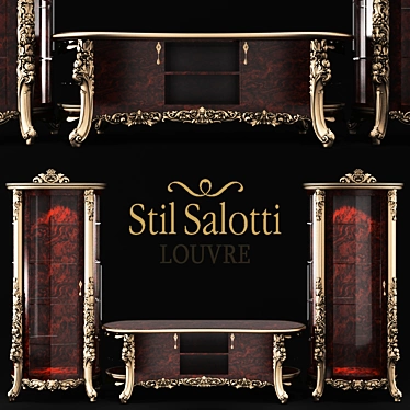 Elegant Louvre by Stil Salotti 3D model image 1 