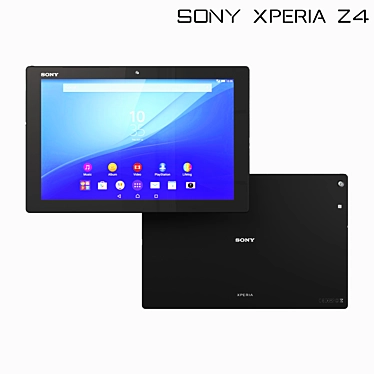 High-Performance Xperia Z4 Tablet - 10" Android 3D model image 1 