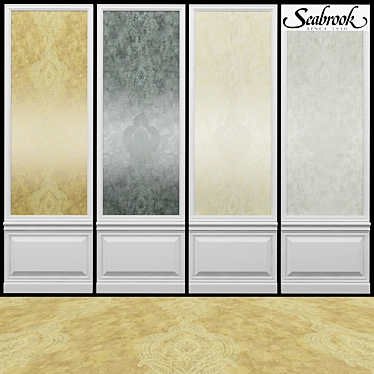 Seabrook Carl Robinson-24: Stylish USA-Made Wallpaper for Trendsetters 3D model image 1 