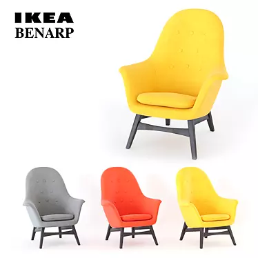 Elevate your comfort with Ikea BENARP 3D model image 1 