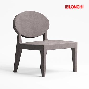 Longhi Midori Armchair: Sleek and Stylish 3D model image 1 