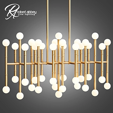 Elegant Meurice Chandelier 3D model image 1 