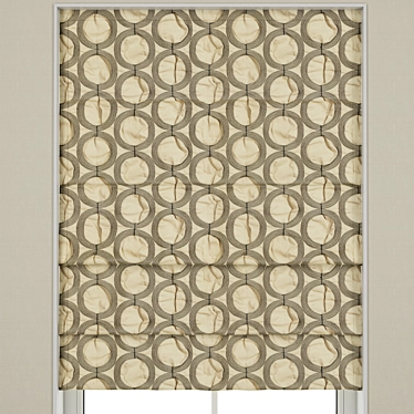 Elegant Roman Blinds Model 3D model image 1 