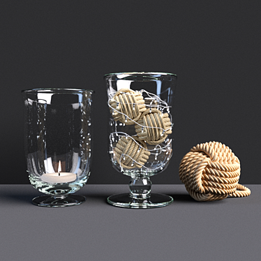 Monkey Knot Decor Set 3D model image 1 