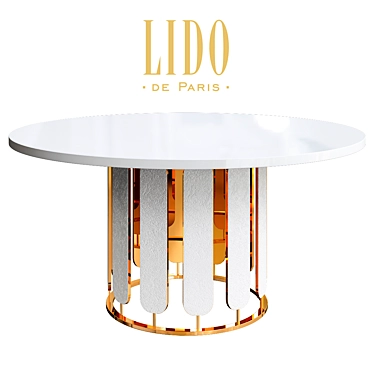 Elegant Lido Center Table 3D model image 1 