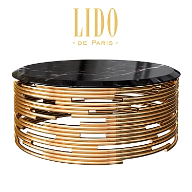 Modern Lido Center Table: Sleek Design & Functional 3D model image 1 