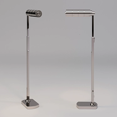 Elegant Montgomery Floor Lamp 3D model image 1 
